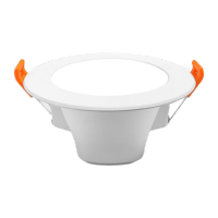 鸣固 led雷达感应筒灯声光控嵌入式孔灯红外感应天花洞灯人体感应3.5寸7WKW404918