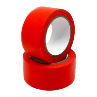 鸣固 彩色美纹纸胶带 美术生贴画手撕纸胶带 分色胶带装饰喷漆遮蔽易撕胶带 红色40mm*20mKW903681