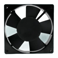 鸣固 ZL3317 12CM滚珠风扇 SF12025AT 220V 变频器 机柜焊机网络机柜散热风扇KW179365