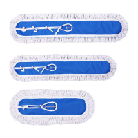 鸣固 特大号替换布长杆平板拖把排拖加长地拖商用推尘拖地 120cm替换布KW154118