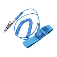 鸣固 防静电手环有线pu手腕带人体去静电消除 3米/10个KW448445