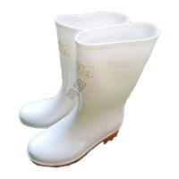 鸣固 高中筒食品雨鞋雨靴防滑防水耐酸碱雨鞋厨房养殖场劳保水鞋女款加厚底中筒靴 39CW780380