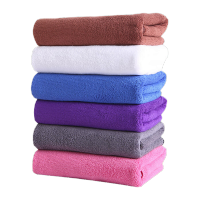 鸣固 超细纤维毛巾 洗车清洁抹布 35*75cm紫色10条(大号)KW454285