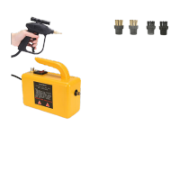 鸣固 高温高压蒸汽清洁机洗车机商用空调厨房油烟机清洗机消毒工具 自控喷枪礼盒装 黄色CW305927