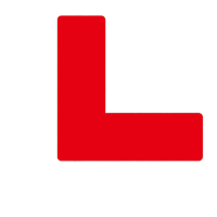 鸣固 5S管理地贴 L型定位贴工厂车间桌面地面4角定位标示贴 磨砂L型红色 3*3*1CM 100只 KW789509