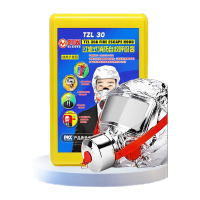 鸣固消防面具面罩防火防烟火灾逃生面具 器 TZL30升级硅胶款