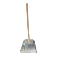 鸣固 铁簸箕 箕畚箕铲子撮子加厚铁畚斗厨房酒店垃圾斗特厚垃圾铲子(大号)80CMKW823289