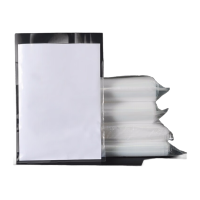 鸣固 高压PE平口袋 胶袋 双面加厚包装袋 透明塑料袋内膜袋 双面10丝65CM*85CM 100只