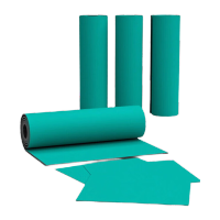 鸣固 防静电台垫 电子厂接地桌垫地垫绿色耐高温 实验室防静电垫子胶皮垫 0.6m*20m*2mm