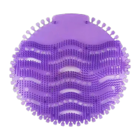 鸣固 芳香片男士小便池防堵香片过滤网尿斗香片酒店KTV专用毛刺防溅 紫色(黄衣草)3个