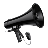 鸣固 手持喇叭扩音器喊话器 户外50W大功率宣传USB插卡防汛地摊录音 标配+[2200毫安电池1个] KW460283