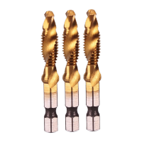 鸣固 六角柄机用复合丝锥4341镀钛M3-M10(6支)