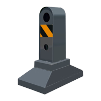 鸣固 机非道路隔离护栏0.6米高 单立柱