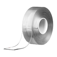 鸣固 ZH4088强力纳米双面胶 无痕魔力透明纳米强力亚克力胶带不留痕 宽2cm*长3m厚1mm(5卷)