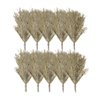 鸣固 大扫把马路物业柏油道路地面清洁大号笤帚 3.5斤带叶竹枝连体竹扫把(10把装) KW766763