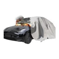 鸣固 灭火毯汽车车用防火毯新能源电动车停车场自燃灭火 玻璃纤维3*4米 KW072220