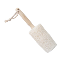 鸣固 ZJ4023长柄清洁刷 丝瓜洗杯刷 玻璃杯洗杯刷子丝瓜刷 白色21.5CM