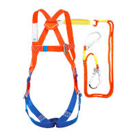 鸣固 安全带 作业防坠落工地施工电工防护五点式全身式国标保险带腰带 双钩背带式KW492990