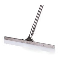 鸣固 刮水拖把 地板刮水器 大号1.2mm*60cm白色硅胶 宽厨房拖地刮水板 地面刮 扫水地刮KW885078