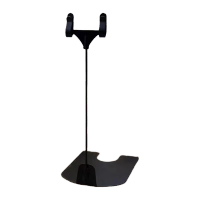 鸣固 标价牌 金属标签夹 商品价格牌夹POP货架广告夹 立式标价牌 叉形U形底夹20CM黑色 5只