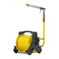 鸣固 洗车水枪神器高压强力浇花套装50米软管水管收纳架增压喷头冲水泵