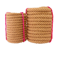 鸣固 防汛物资麻绳 工业麻绳黄麻绳子 粗细麻绳物流麻绳 14mm(50米/捆)