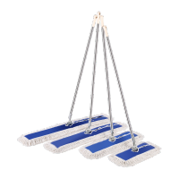 鸣固 尘推平板拖把排拖110CM替换布办公室家政工厂车间商场保洁吸水去污可拆卸替换布(n个装)KW704495