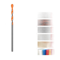 鸣固 合金三角霸王钻头 瓷砖打孔钻头 霸王三角钻 混凝土玻璃木工大理石钻孔神器 钻头直径4mm 总长80mm