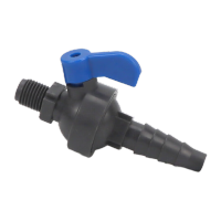 鸣固 取样阀 采样阀门实验室球阀 管道取水开关阀 取样阀 UPVC材质KW705857