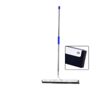 鸣固 地刮水刮刮水器不锈钢单片EVA泡沫(直杆)1.2mm*60cm 工厂卫生间擦玻璃瓷砖地板地面KW764015