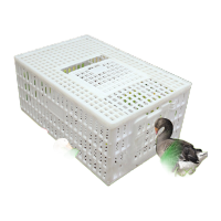 鸣固 ZJ4963全新料加厚鸡鸭鹅养殖运输笼 抗压成鸡成鸭周转筐 鸡笼塑料 900*600*230 13.5斤