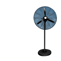 鸣固 落地风扇 500落地塑叶 3米粗网(铜电机)