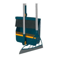 鸣固 簸箕 全新材料折叠扫把簸箕+魔法扫把套装组合 卫生间魔法软毛扫地笤帚 蓝色3件套CW715726