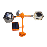 鸣固 风力驱鸟器 智能闪光太阳能语音驱鸟 鱼塘田间果园用赶鸟吓鸟器 菱形款绝缘底座