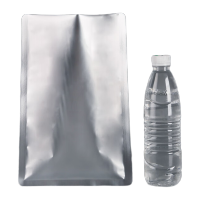 鸣固 平口铝箔真空袋 双面20丝 20*30cm(50只) 面膜袋 塑料袋 茶叶避光锡纸袋