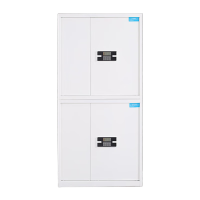 胜帐 保密柜电子智能密码柜档案柜钢制铁皮柜 分双节保密柜指纹密码锁