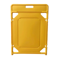 鸣固 塑料折叠电梯护栏伸缩护栏电梯维修保养施工警示便携式隔离围栏挡 空白单片