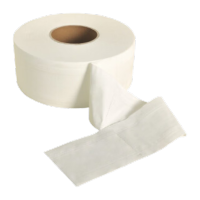 鸣固 ZJ7627大卷纸写字楼商用 大盘厕纸卫生间400克12盘[4层 独立包装]