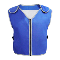 鸣固 降温背心 冰镇冰服背心 夏季避暑防暑工作服 送20个冰袋+6个气泡袋 10套