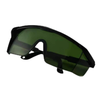 鸣固 电焊眼镜 8号镜片防护目镜 墨绿色电焊眼镜004(送拉链眼镜包)MG-HJ-2516