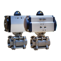 鸣固气动丝扣球阀 304不锈钢三片式内螺纹 Q611F-16P  DN32