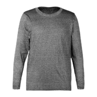 鸣固 防割服 防刺防撕咬防砍防护服 小圆领针织款 M码 MG-ST-9595