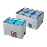 鸣固 数显恒温水浴锅水浴槽实验室智能恒温水箱单孔双孔四孔六孔水浴箱 不锈钢 四孔