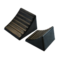 鸣固 橡胶止退器马路牙子路沿坡三角阶梯垫 17*15*11cm