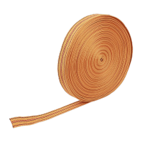 鸣固 吊装带扁平涤纶吊带双扣工业起重吊车拖车绳捆绑带 黄色 宽5cm 长50m/卷