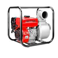 鸣固 防汛应急物资四冲程抽水机农用农业灌溉高扬程汽油机水泵 WP-100 4寸汽油机泵