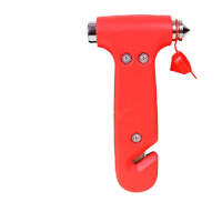 鸣固 汽车载应急安全锤多功能救生逃生锤带割刀车用破窗器玻璃锤 消防锤应急汽车锤 二合一安全锤 KW998474