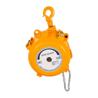 鸣固 弹簧平衡器自锁式拉力平衡吊塔式悬停伸缩拉力器流水线工具平衡器1-3KG