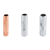 鸣固 二保焊保护嘴气保焊枪保护咀保护罩喷嘴气保焊配件 350A黄铜2.5厚