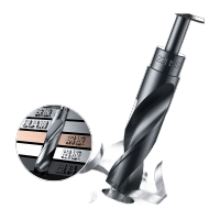 鸣固伸缩柄麻花钻等柄小柄1/2钻头铁皮钢板铝合金木工高速钻头26mm